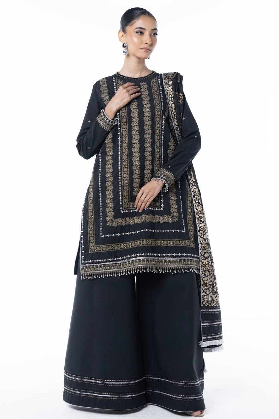 Al Karam | Winter 24 | F3-20F-24 by Alkaram - Designer Dress - Type: Ladies Clothes - Available at Libayah - 100% Original