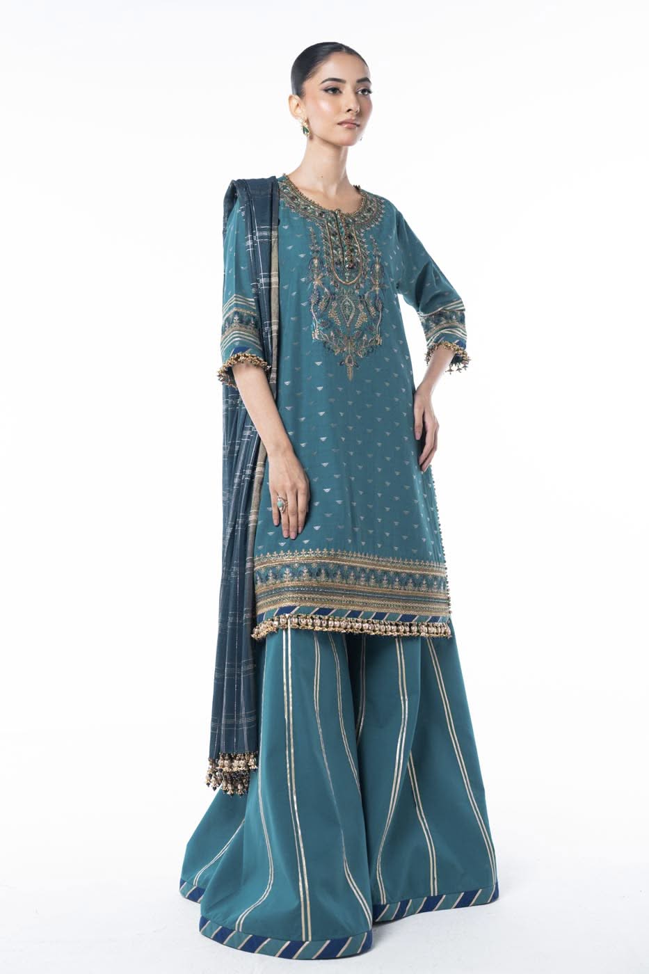 Al Karam | Winter 24 | F3-22G-24 by Alkaram - Designer Dress - Type: Ladies Clothes - Available at Libayah - 100% Original