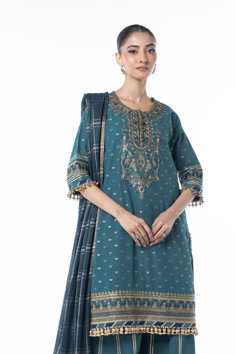 Al Karam | Winter 24 | F3-22G-24 by Alkaram - Designer Dress - Type: Ladies Clothes - Available at Libayah - 100% Original