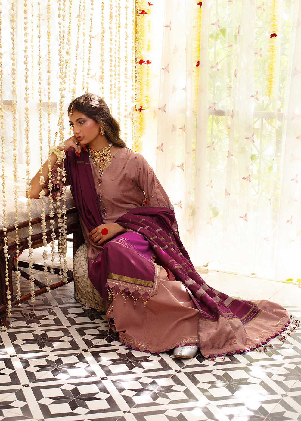 Al Karam | Winter 24 | F3-23H-24 by Alkaram - Designer Dress - Type: Ladies Clothes - Available at Libayah - 100% Original