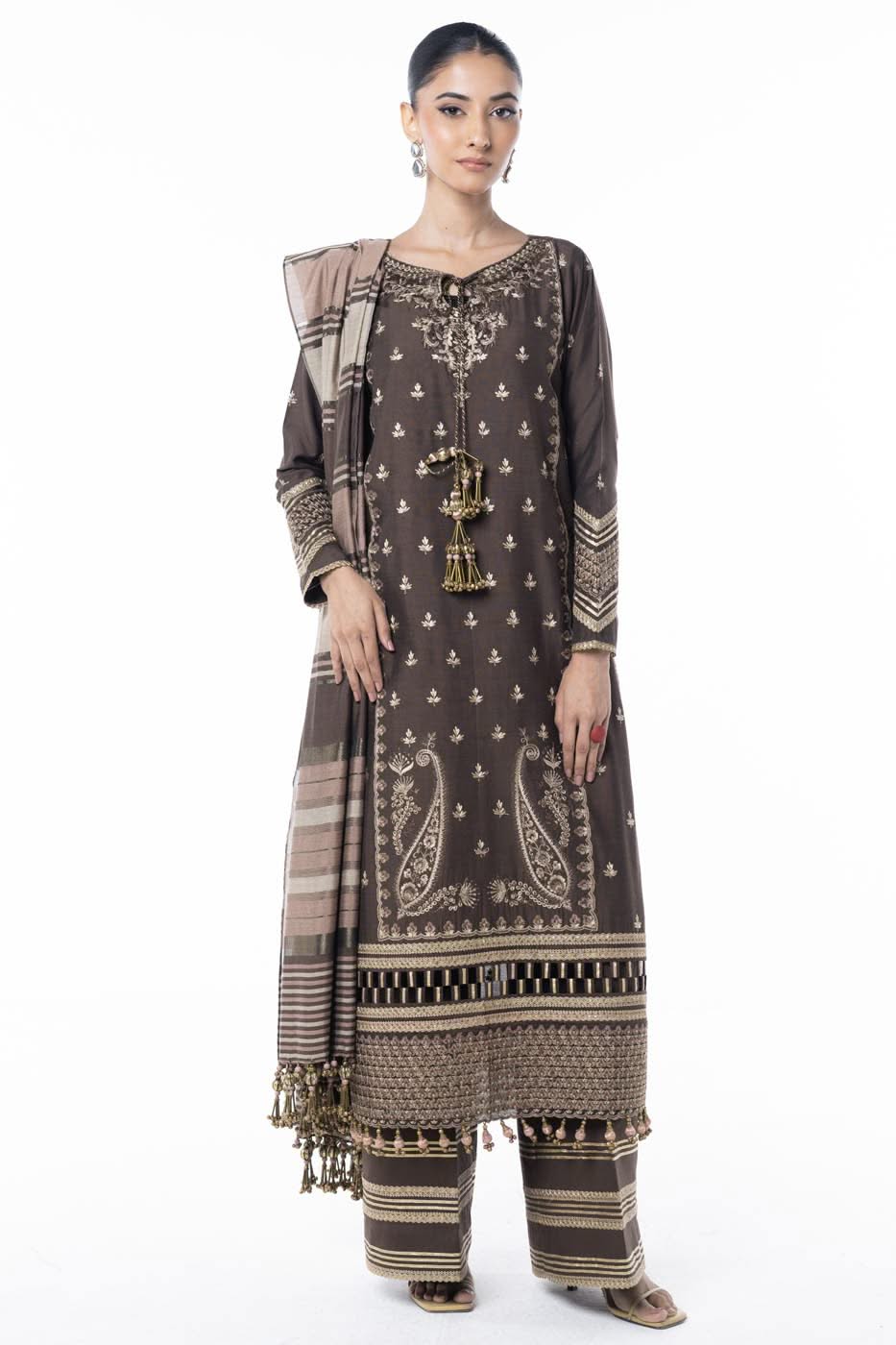 Al Karam | Winter 24 | F3-25H-24 by Alkaram - Designer Dress - Type: Ladies Clothes - Available at Libayah - 100% Original