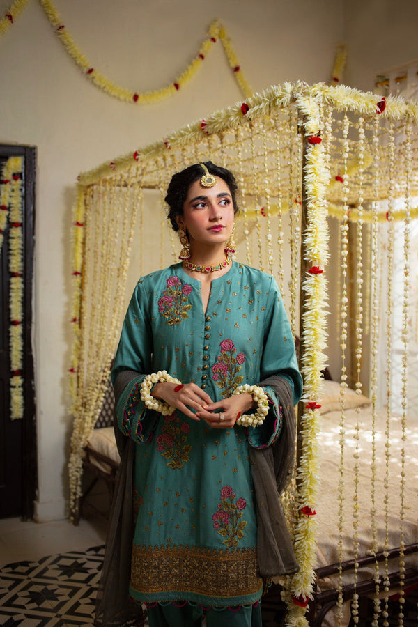 AlKaram | Festive Collection | F3-28I-24 by Alkaram - Designer Dress - Type: Ladies Clothes - Available at Libayah - 100% Original