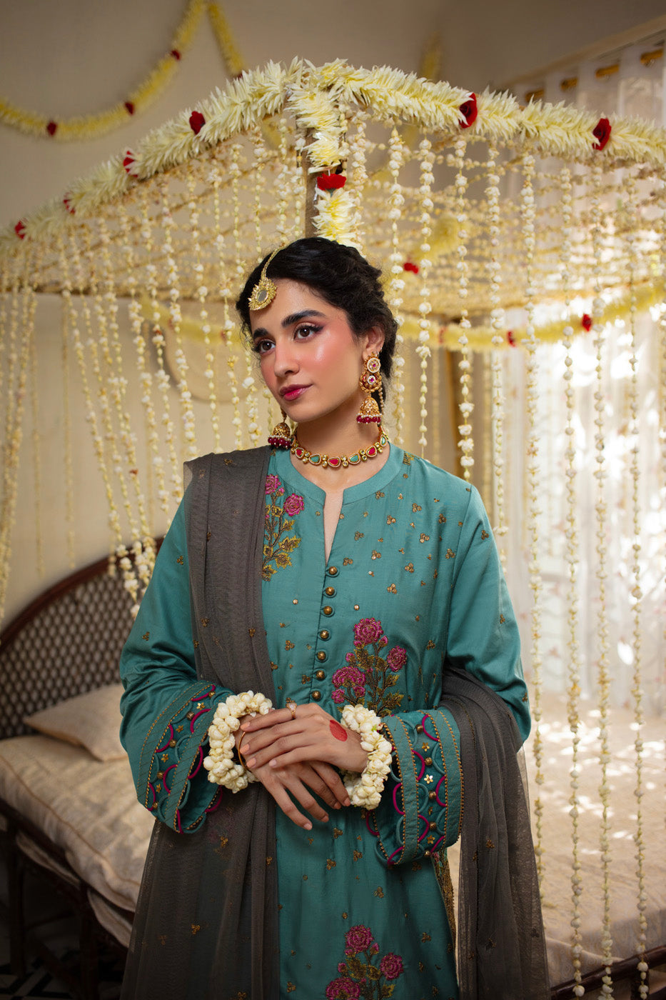 AlKaram | Festive Collection | F3-28I-24 by Alkaram - Designer Dress - Type: Ladies Clothes - Available at Libayah - 100% Original
