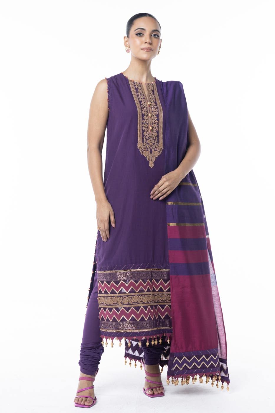 AlKaram | Festive Collection | F3-2A-24 by Alkaram - Designer Dress - Type: Ladies Clothes - Available at Libayah - 100% Original