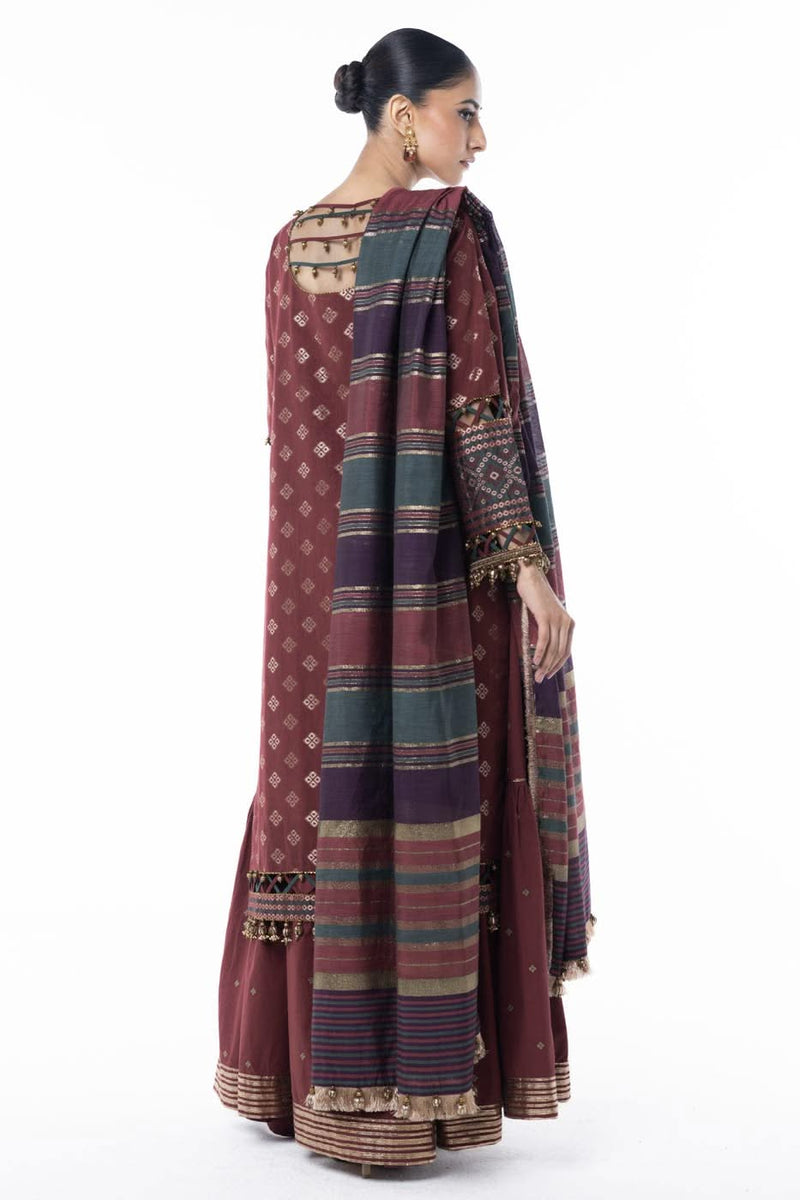 Al Karam | Winter 24 | F3-3A-24 by Alkaram - Designer Dress - Type: Ladies Clothes - Available at Libayah - 100% Original