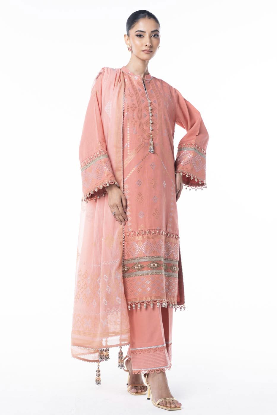 Al Karam | Winter 24 | F3-4A-24 by Alkaram - Designer Dress - Type: Ladies Clothes - Available at Libayah - 100% Original