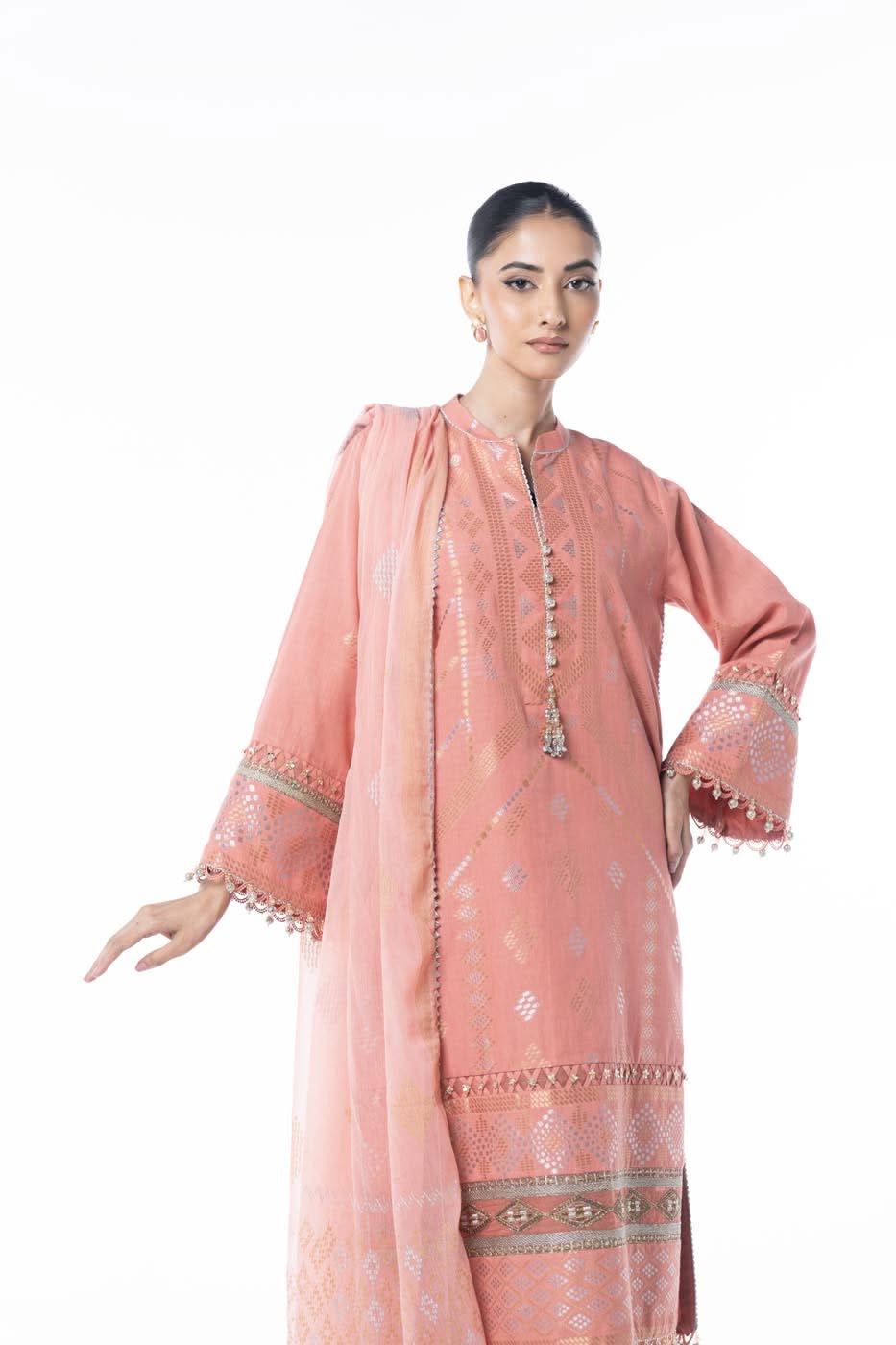 Al Karam | Winter 24 | F3-4A-24 by Alkaram - Designer Dress - Type: Ladies Clothes - Available at Libayah - 100% Original