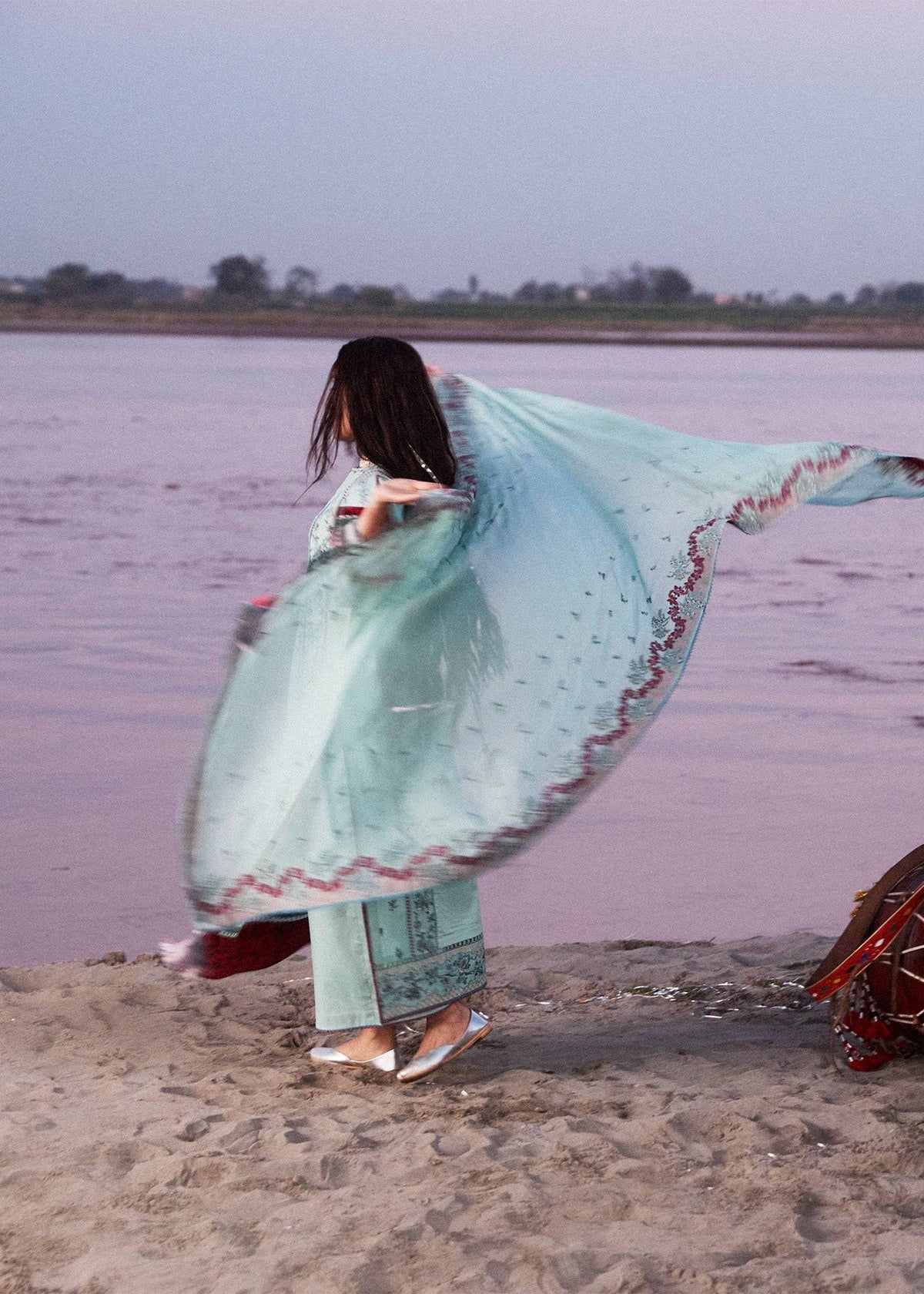 Hussain Rehar | Surkh Eid Pret'25 | Aina by Hussain Rehar - Designer Dress  - Type : Ladies Clothes - Available at Libayah - 100% Original 