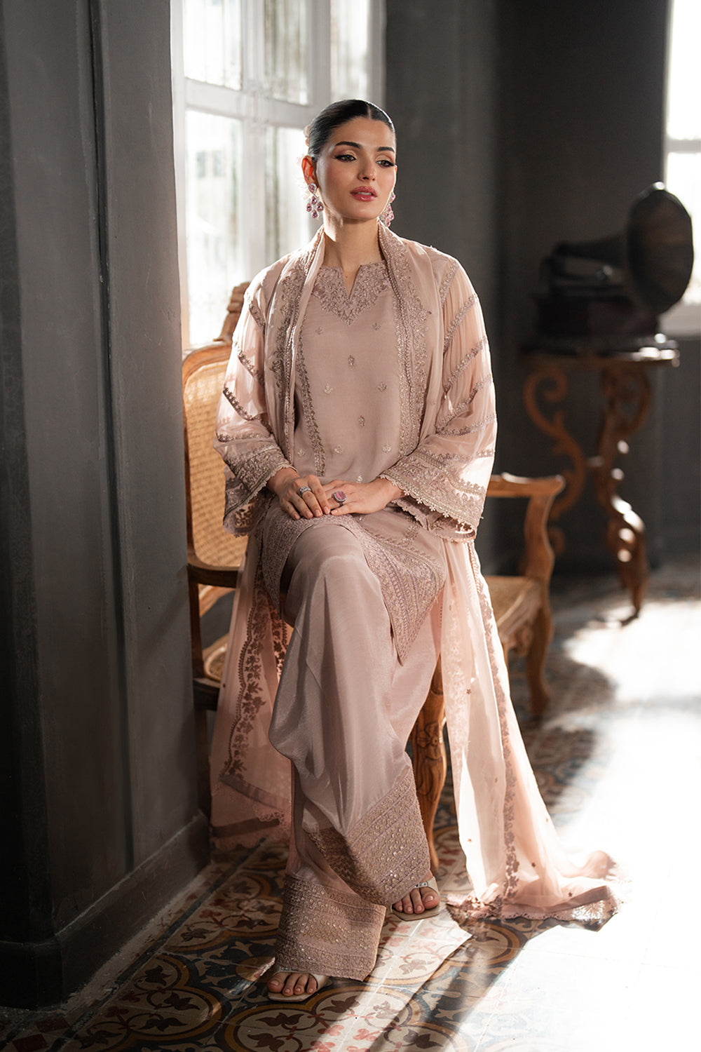 Azure | Ensembles | Faded Rouge by Azure - Designer Dress  - Type : Ladies Clothes - Available at Libayah - 100% Original 