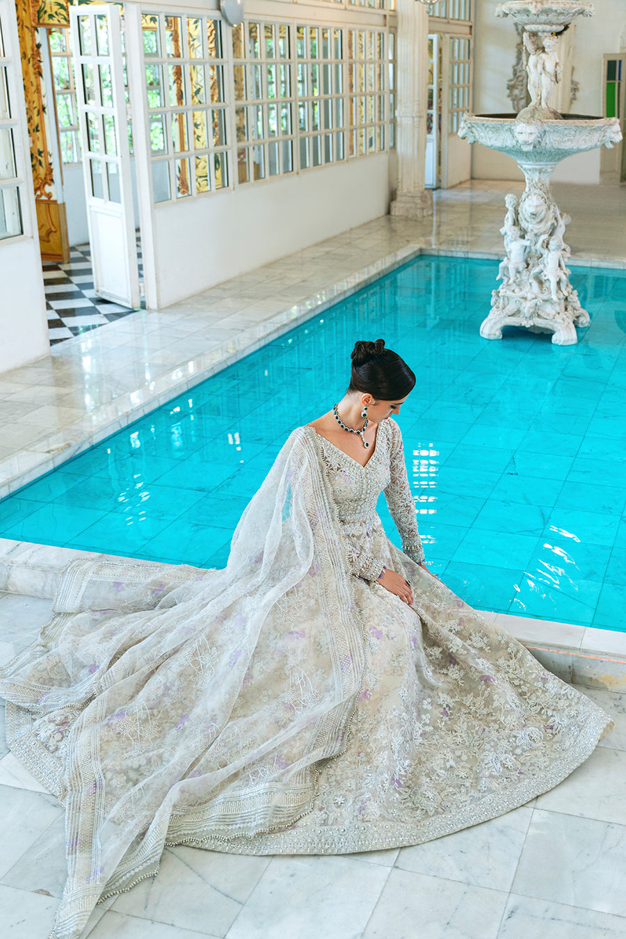 Saira Rizwan | Naqsh Festive 2024 | SRN24-01 DAPHNE by Saira Rizwan - Designer Dress - Type: Ladies Clothes - Available at Libayah - 100% Original