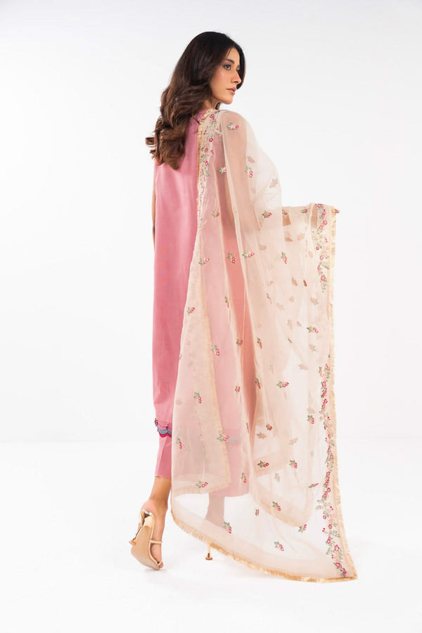 AlKaram | Festive Summer 25 | FC-11E-25-Dusty Pink by Alkaram - Designer Dress - Type: Ladies Clothes - Available at Libayah - 100% Original