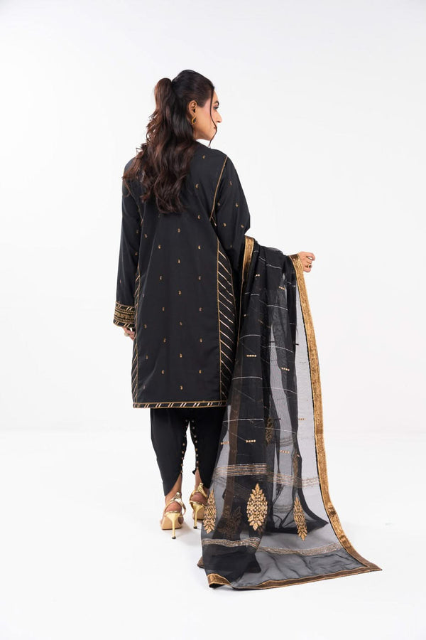 AlKaram | Festive Summer 25 | FC-1A-25-Black by Alkaram - Designer Dress - Type: Ladies Clothes - Available at Libayah - 100% Original