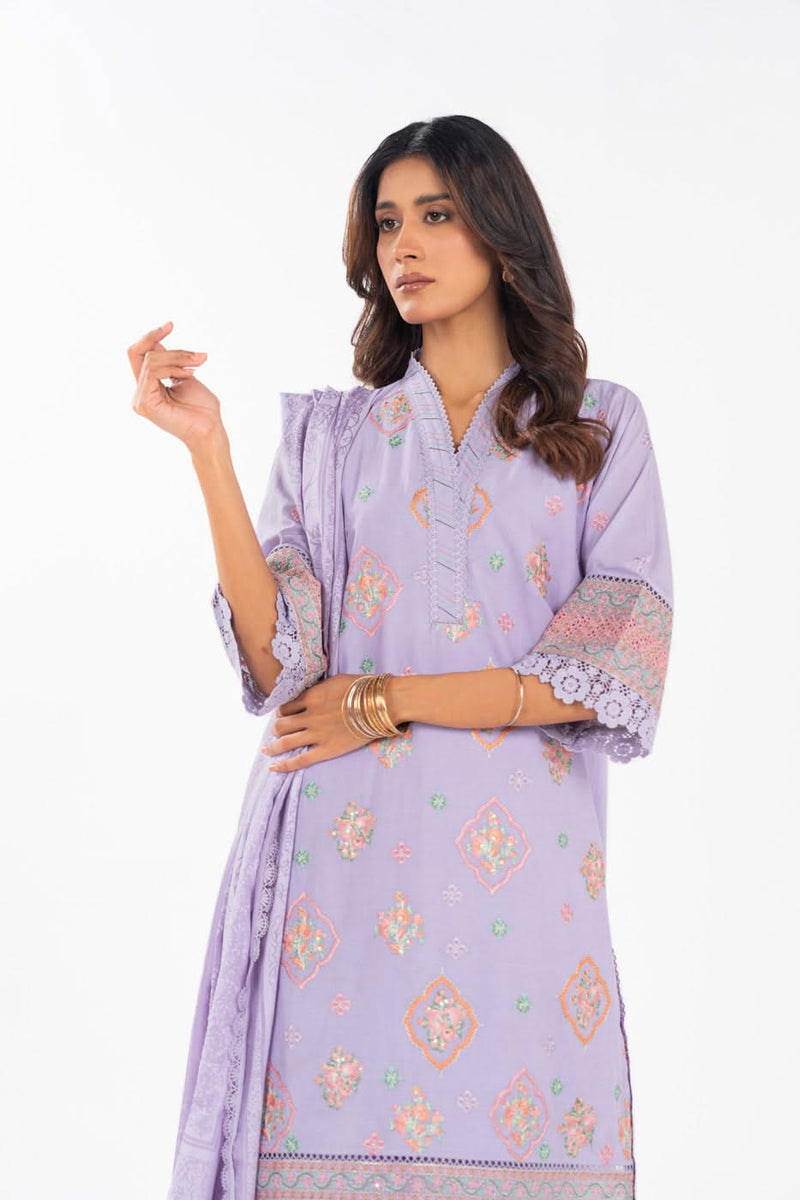AlKaram | Festive Summer 25 | FC-24J-25-Lavender by Alkaram - Designer Dress - Type: Ladies Clothes - Available at Libayah - 100% Original