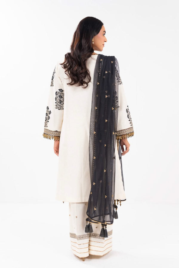 AlKaram | Festive Summer 25 | FC-30M-25-Off White by Alkaram - Designer Dress - Type: Ladies Clothes - Available at Libayah - 100% Original