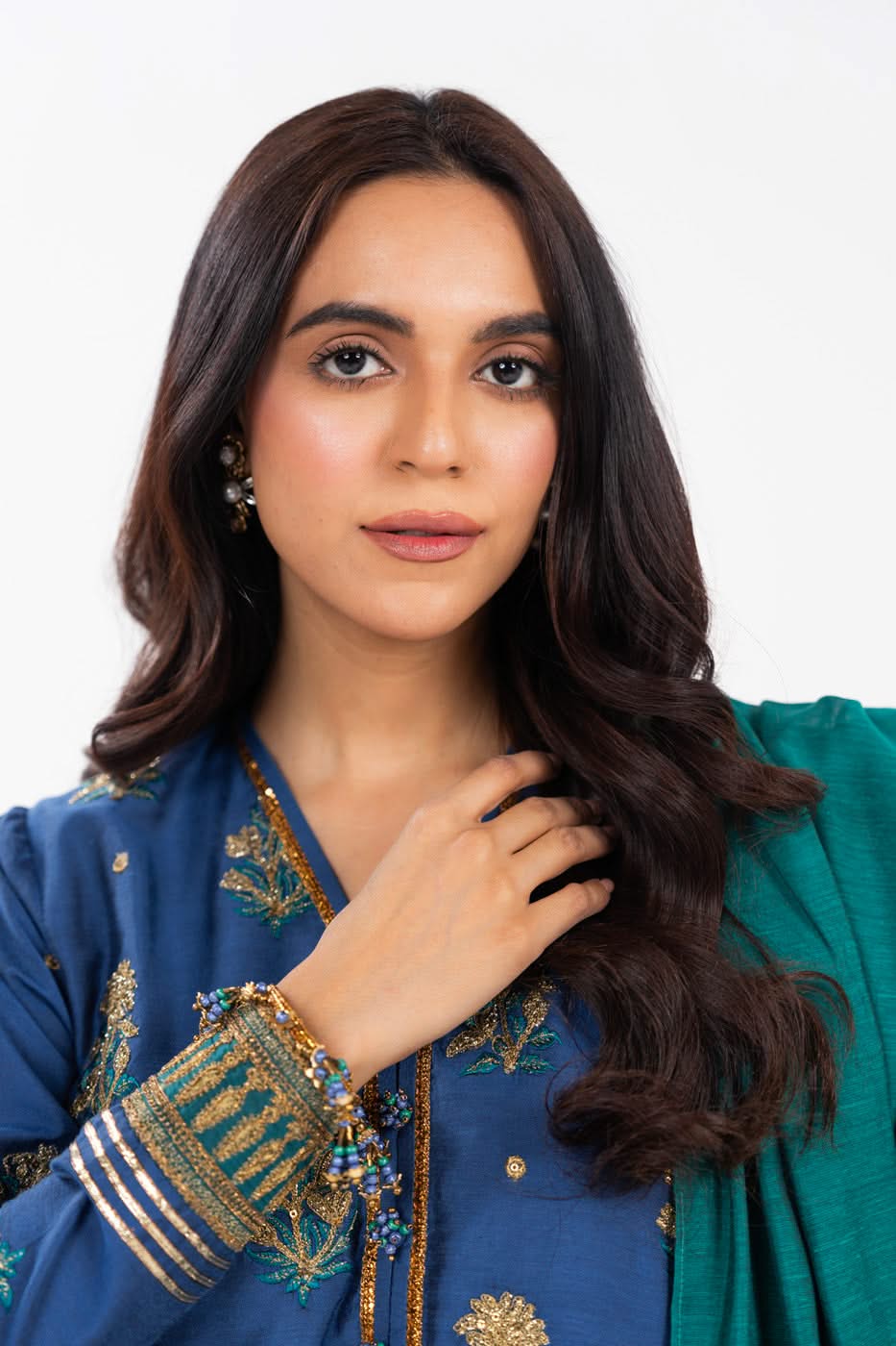 AlKaram | Festive Summer 25 | FC-8D-25-Royal Blue by Alkaram - Designer Dress - Type: Ladies Clothes - Available at Libayah - 100% Original