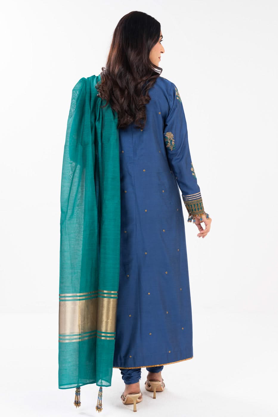 AlKaram | Festive Summer 25 | FC-8D-25-Royal Blue by Alkaram - Designer Dress - Type: Ladies Clothes - Available at Libayah - 100% Original