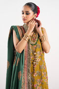 Alkaram | Festive Collection | FC-W-30K-23-3-Ochre by Alkaram - Designer Dress - Type: Ladies Clothes - Available at Libayah - 100% Original