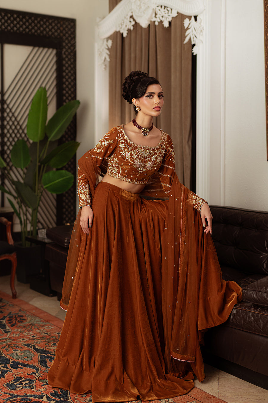 Saira Rizwan | Velvet Pret 25 | AMBERIN-SRVP25-11 by Saira Rizwan - Designer Dress - Type : Ladies Clothes - Available at Libayah - 100% Original 