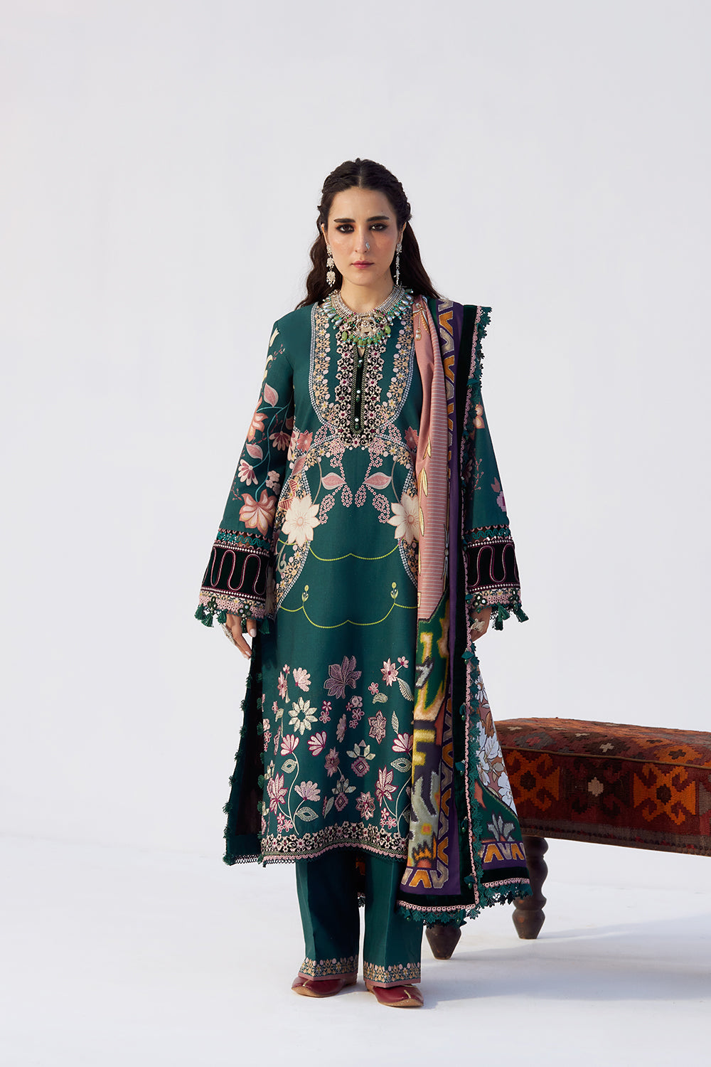 Saira Rizwan | Winter Khaddar 25 |SERENEH-SRW25-06 by Saira Rizwan - Designer Dress  - Type : Ladies Clothes - Available at Libayah - 100% Original 