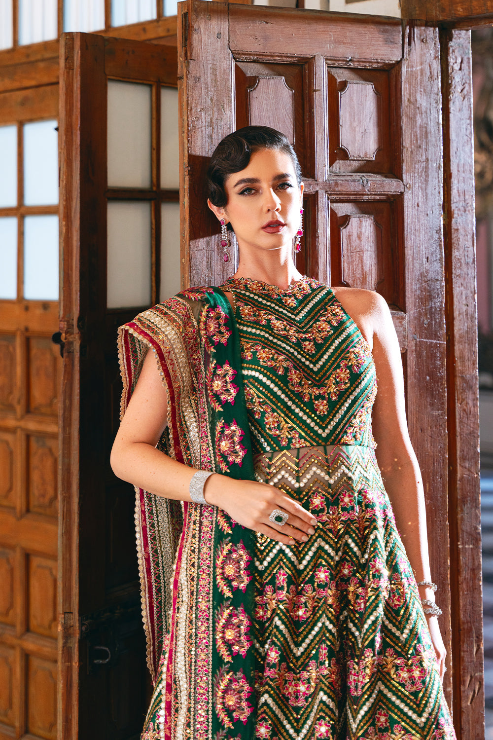 Saira Rizwan | Naqsh Festive 2024 | SRN24-06 PENELOPE by Saira Rizwan - Designer Dress - Type: Ladies Clothes - Available at Libayah - 100% Original