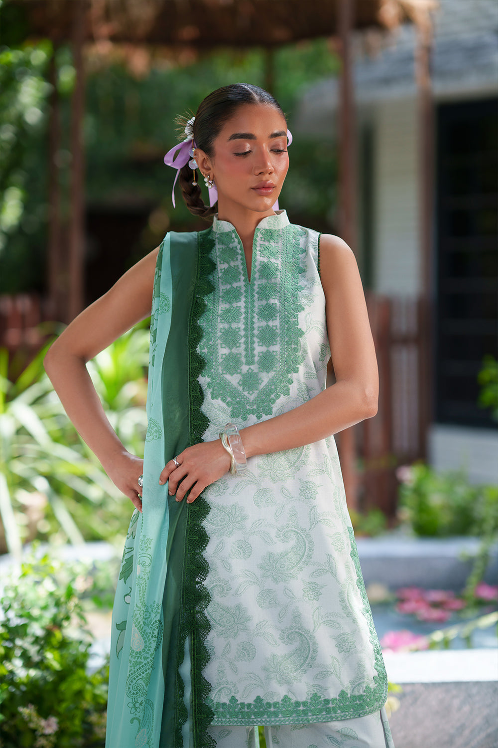 Saira Rizwan | Laanem SS 26 | ZAREEN-B-SRL26-06 by Saira Rizwan - Designer Dress  - Type : Ladies Clothes - Available at Libayah - 100% Original 