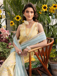 Izel | Meadow Muse Embroidered Lawn 25 | FLEURIS by Izel - Designer Dress - Type: Ladies Clothes - Available at Libayah - 100% Original