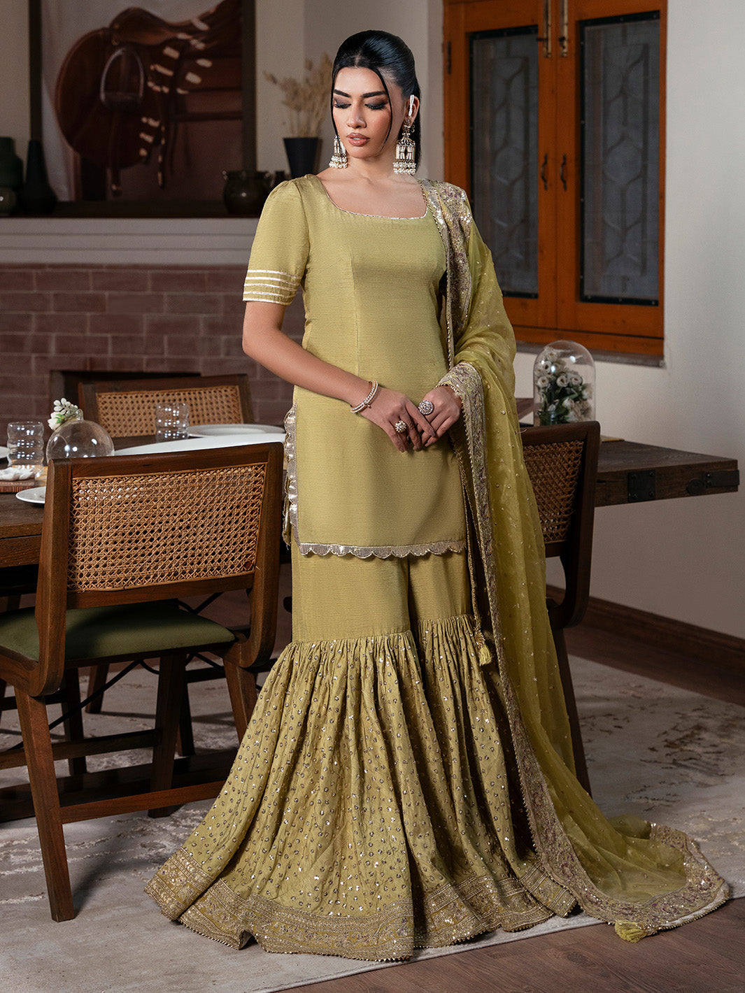LUSTRE – authentic Pakistani formal dress from the Faiza Faisal Zareen Luxury Formals collection for women in the UK