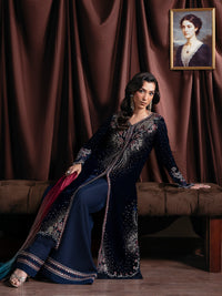 Faiza Faisal | Solene Luxury Velvets | ECLAT by Faiza Faisal - Designer Dress  - Type : Ladies Clothes - Available at Libayah - 100% Original 
