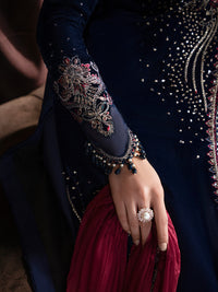 Faiza Faisal | Solene Luxury Velvets | ECLAT by Faiza Faisal - Designer Dress  - Type : Ladies Clothes - Available at Libayah - 100% Original 