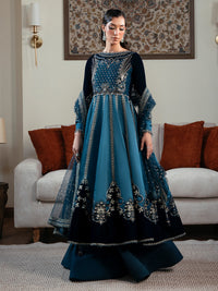 Faiza Faisal | Solene Luxury Velvets |CELESTINE by Faiza Faisal - Designer Dress  - Type : Ladies Clothes - Available at Libayah - 100% Original 