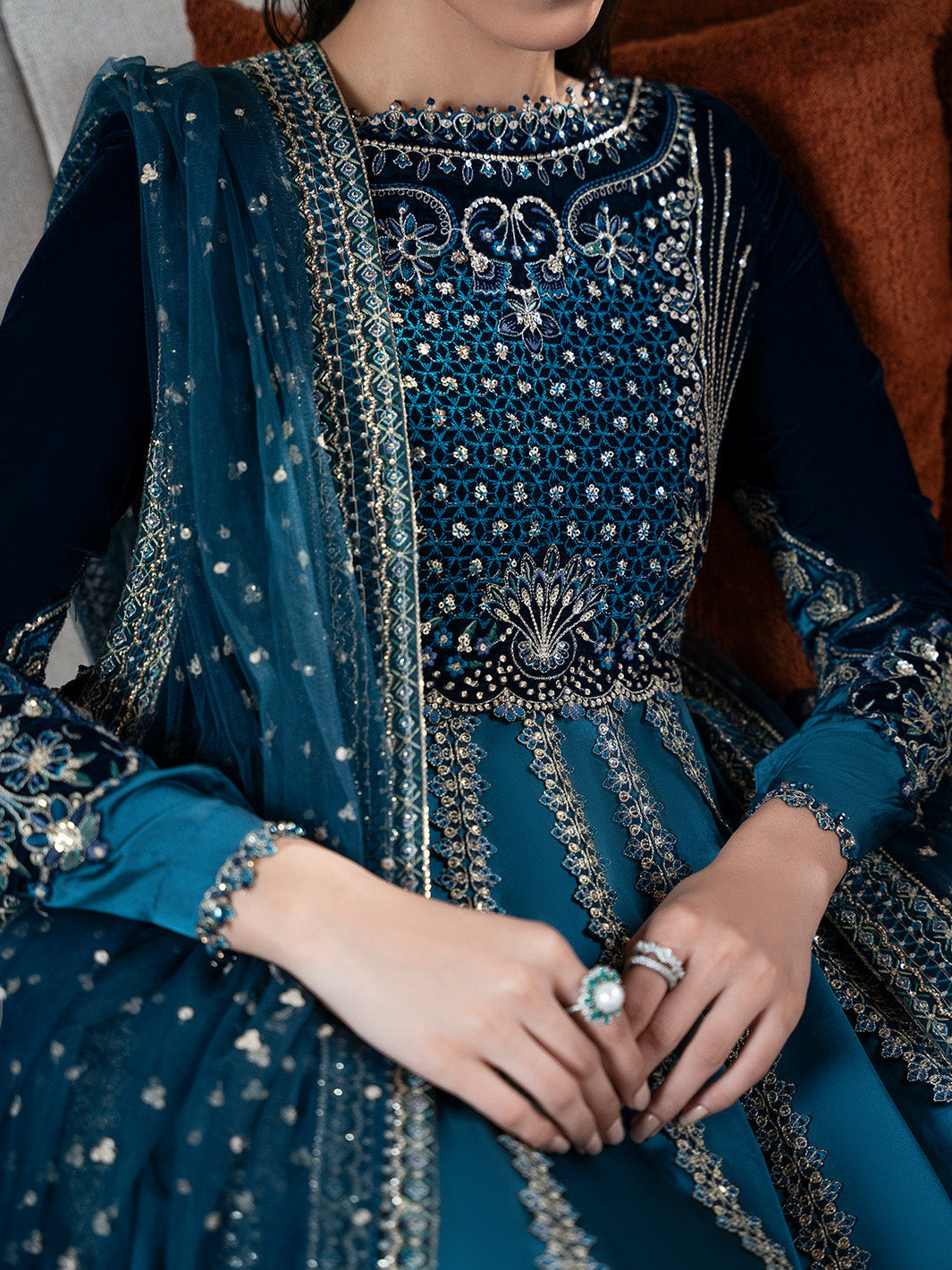 Faiza Faisal | Solene Luxury Velvets | CELESTINE