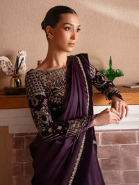 Faiza Faisal | Solene Luxury Velvets | VELORA by Faiza Faisal - Designer Dress  - Type : Ladies Clothes - Available at Libayah - 100% Original 