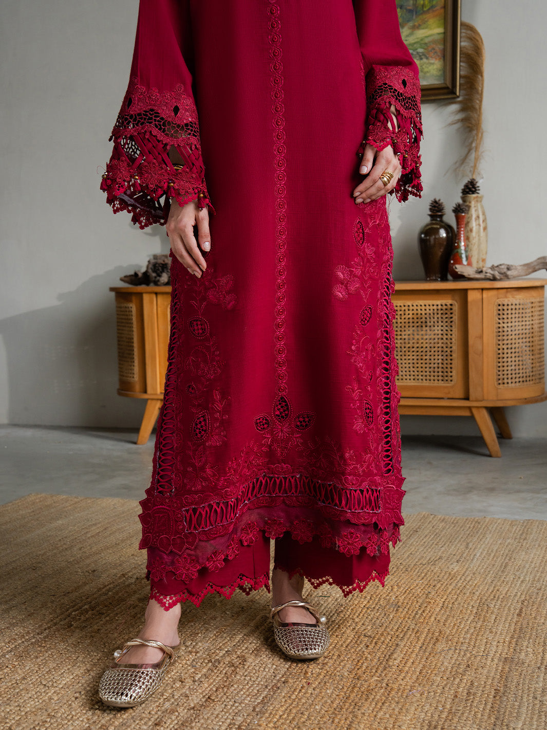 Faiza Faisal | Dastaan Khaddar 25 | ZIMAL by Faiza Faisal - Designer Dress  - Type : Ladies Clothes - Available at Libayah - 100% Original 