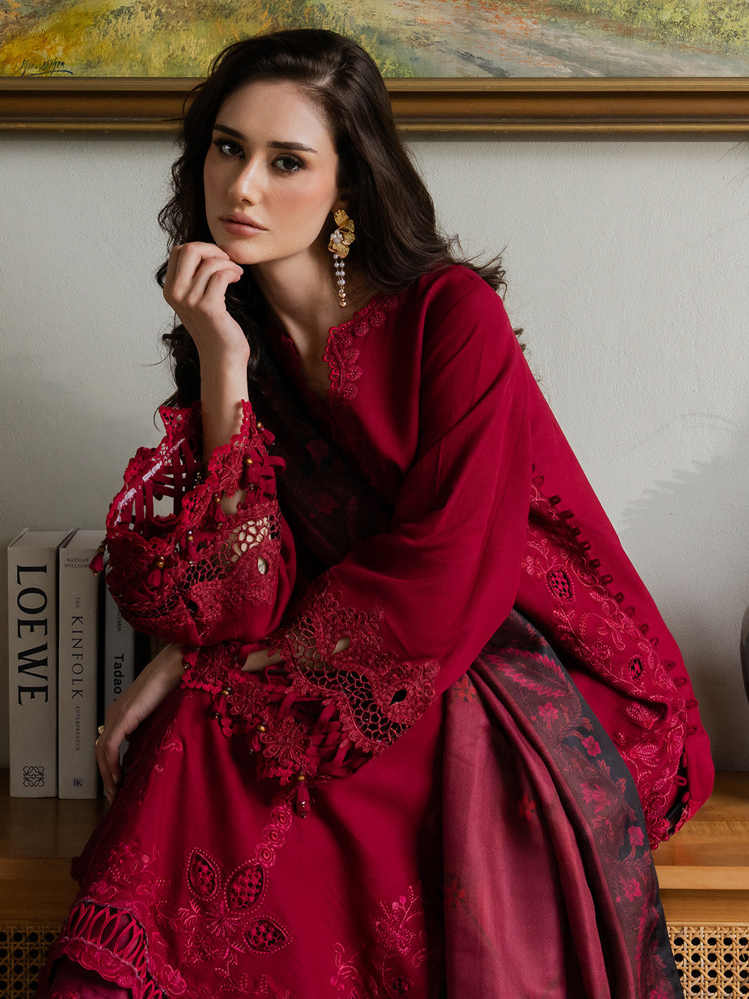 Faiza Faisal | Dastaan Khaddar 25 | ZIMAL by Faiza Faisal - Designer Dress  - Type : Ladies Clothes - Available at Libayah - 100% Original 