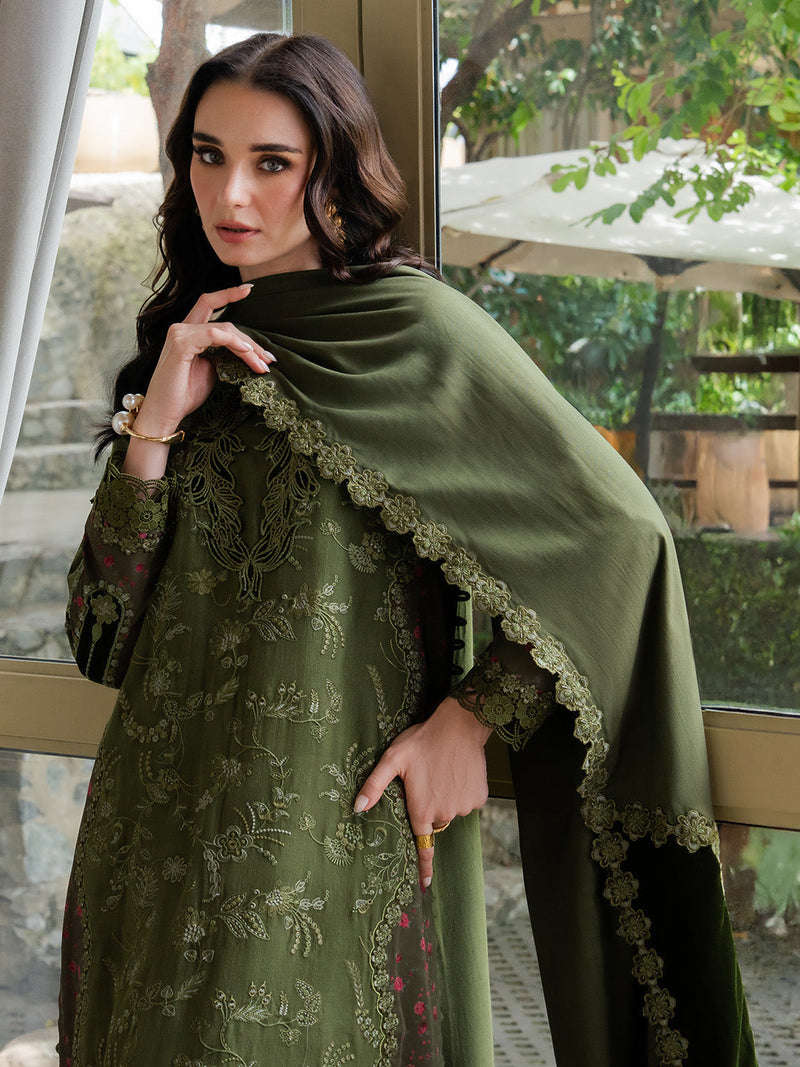 Faiza Faisal | Dastaan Khaddar 25 | RUMIYA by Faiza Faisal - Designer Dress  - Type : Ladies Clothes - Available at Libayah - 100% Original 