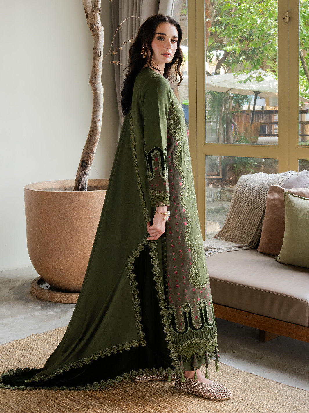 Faiza Faisal | Dastaan Khaddar 25 | RUMIYA by Faiza Faisal - Designer Dress  - Type : Ladies Clothes - Available at Libayah - 100% Original 