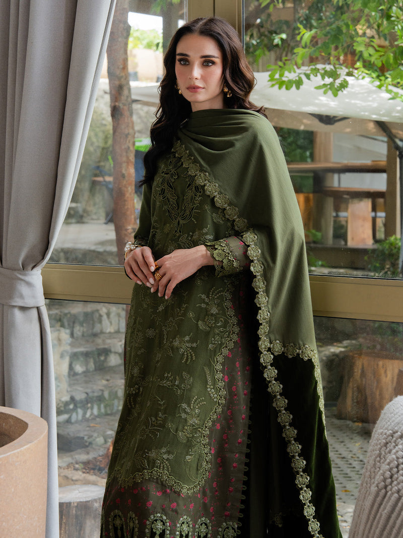 Faiza Faisal | Dastaan Khaddar 25 | RUMIYA by Faiza Faisal - Designer Dress  - Type : Ladies Clothes - Available at Libayah - 100% Original 