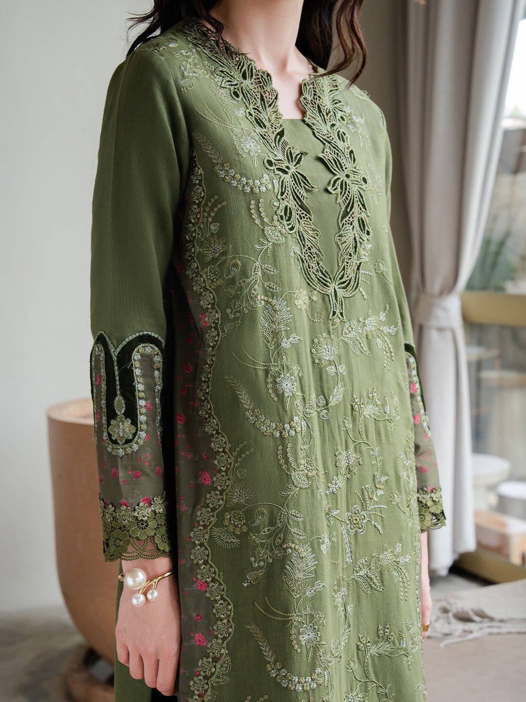 Faiza Faisal | Dastaan Khaddar 25 | RUMIYA by Faiza Faisal - Designer Dress  - Type : Ladies Clothes - Available at Libayah - 100% Original 