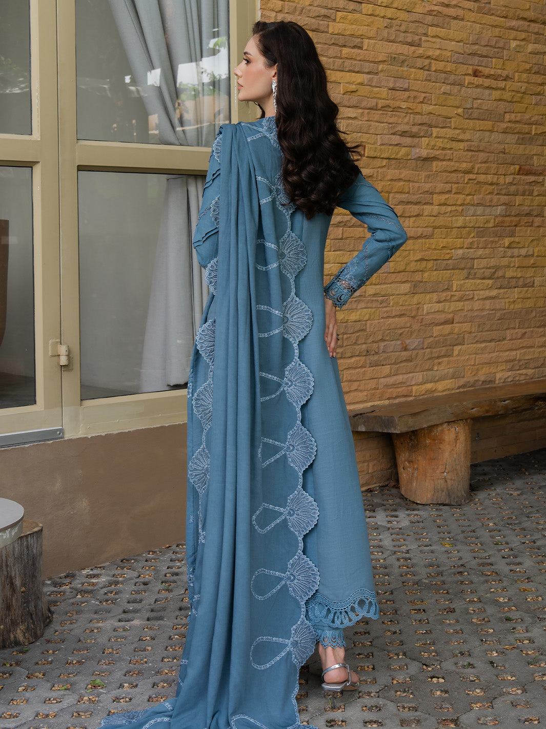 Faiza Faisal | Dastaan Khaddar 25 | IMAAN by Faiza Faisal - Designer Dress  - Type : Ladies Clothes - Available at Libayah - 100% Original 