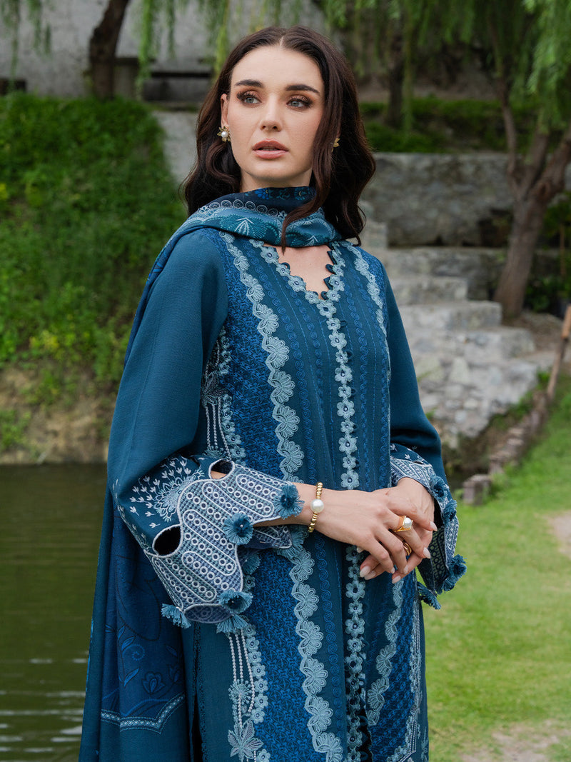 Faiza Faisal | Dastaan Khaddar 25 | EVARA by Faiza Faisal - Designer Dress  - Type : Ladies Clothes - Available at Libayah - 100% Original 