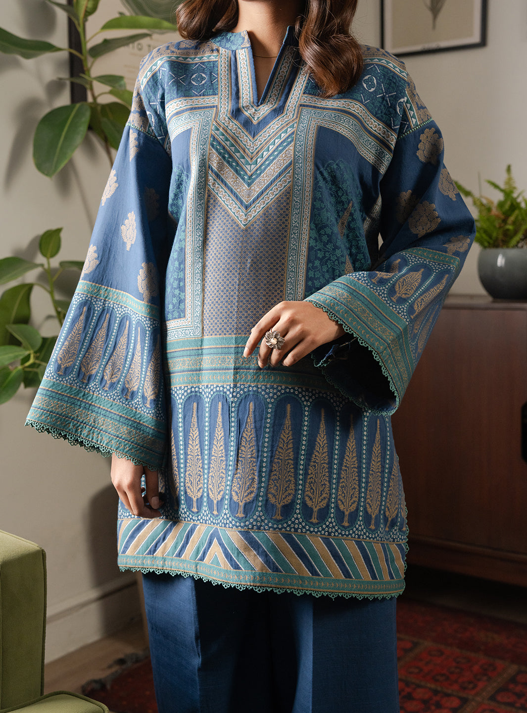 Faiza Faisal | Lumiere Pret | AZURE by Faiza Faisal - Designer Dress  - Type : Ladies Clothes - Available at Libayah - 100% Original 