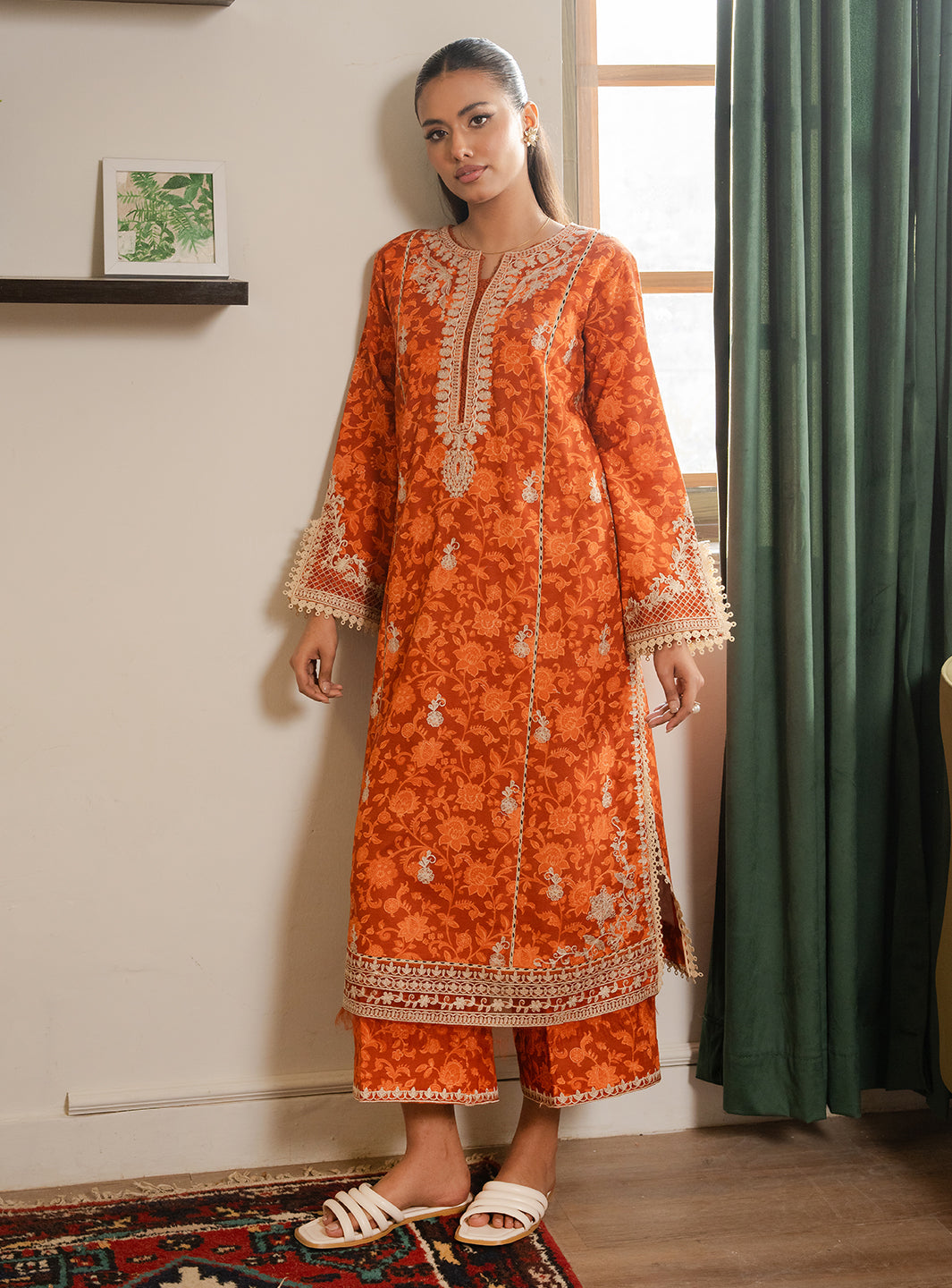 Faiza Faisal | Lumiere Pret | EMBER by Faiza Faisal - Designer Dress  - Type : Ladies Clothes - Available at Libayah - 100% Original 