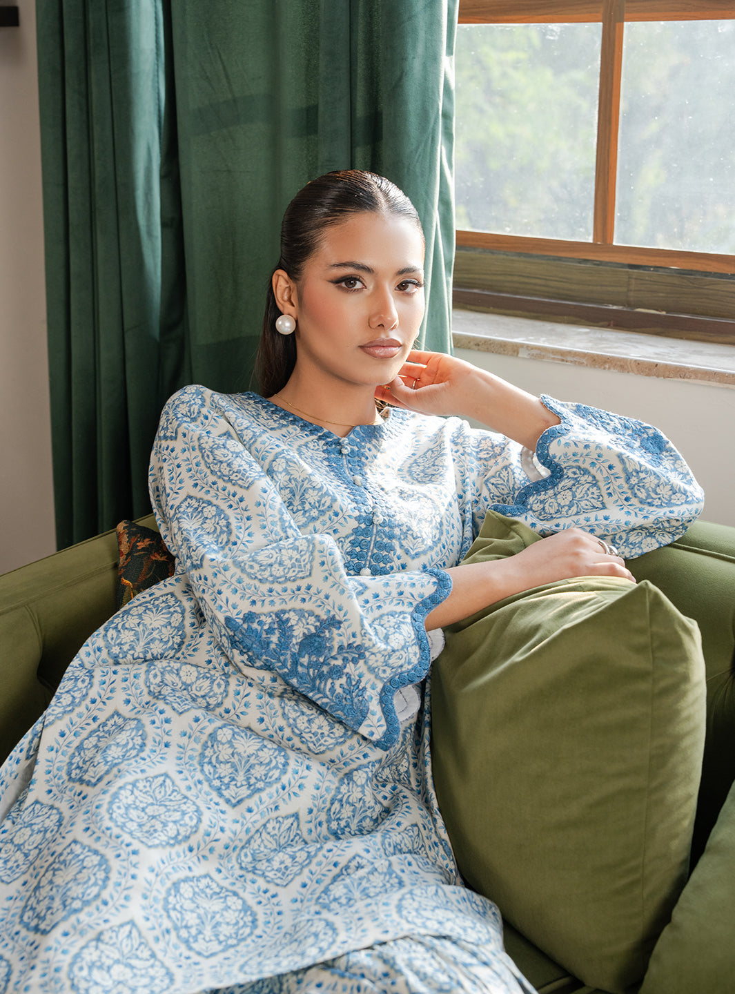 Faiza Faisal | Lumiere Pret | CELESTE by Faiza Faisal - Designer Dress  - Type : Ladies Clothes - Available at Libayah - 100% Original 
