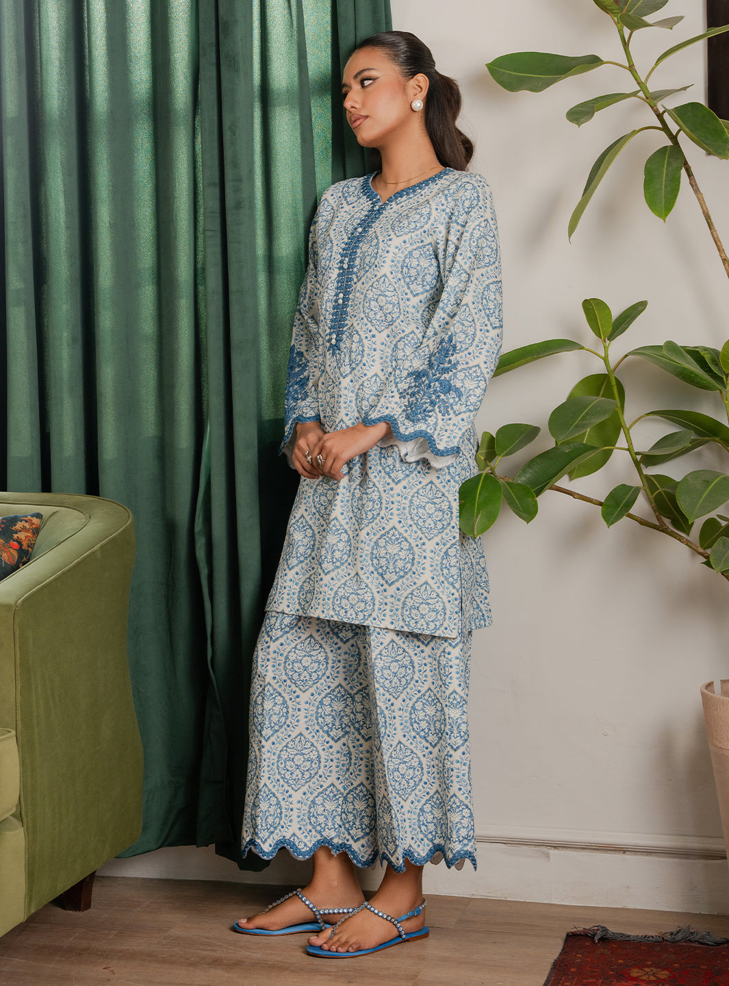 Faiza Faisal | Lumiere Pret | CELESTE by Faiza Faisal - Designer Dress  - Type : Ladies Clothes - Available at Libayah - 100% Original 