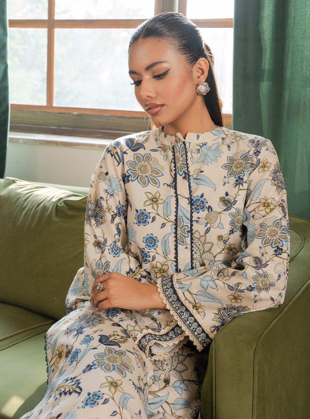 Faiza Faisal | Lumiere Pret | IVORY MIST by Faiza Faisal - Designer Dress  - Type : Ladies Clothes - Available at Libayah - 100% Original 