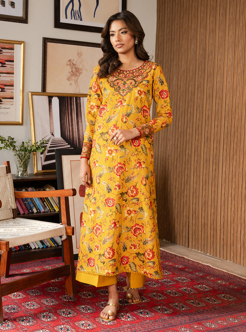 Faiza Faisal | Lumiere Pret | SUNLIT PETAL by Faiza Faisal - Designer Dress  - Type : Ladies Clothes - Available at Libayah - 100% Original 