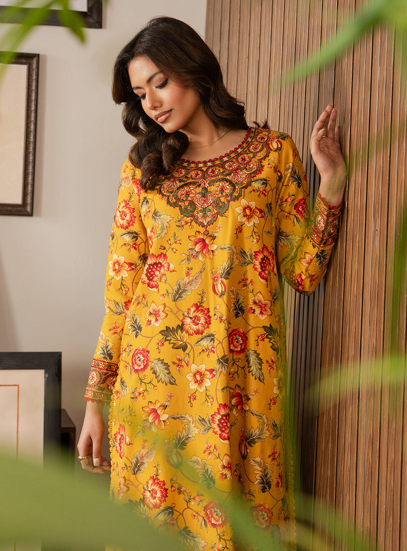 Faiza Faisal | Lumiere Pret | SUNLIT PETAL by Faiza Faisal - Designer Dress  - Type : Ladies Clothes - Available at Libayah - 100% Original 