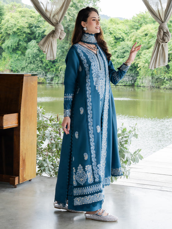 Faiza Faisal | Hoor Karandi | ESHAL by Faiza Faisal - Designer Dress  - Type : Ladies Clothes - Available at Libayah - 100% Original 