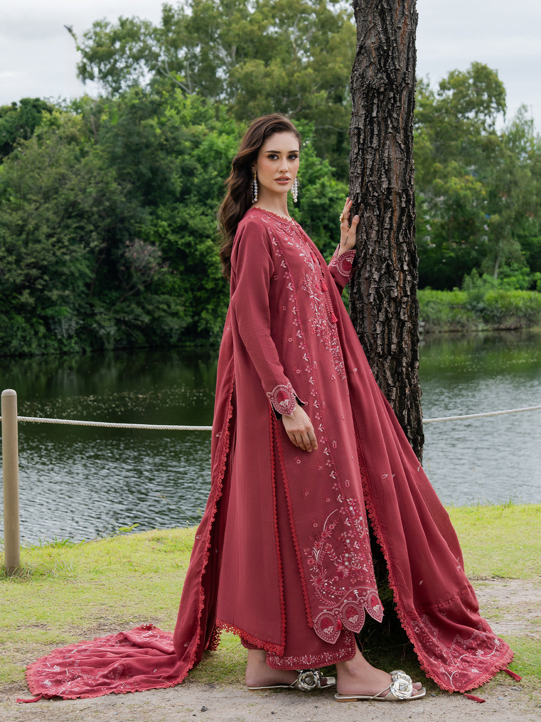 Faiza Faisal | Hoor Karandi | MAHROSE by Faiza Faisal - Designer Dress  - Type : Ladies Clothes - Available at Libayah - 100% Original 