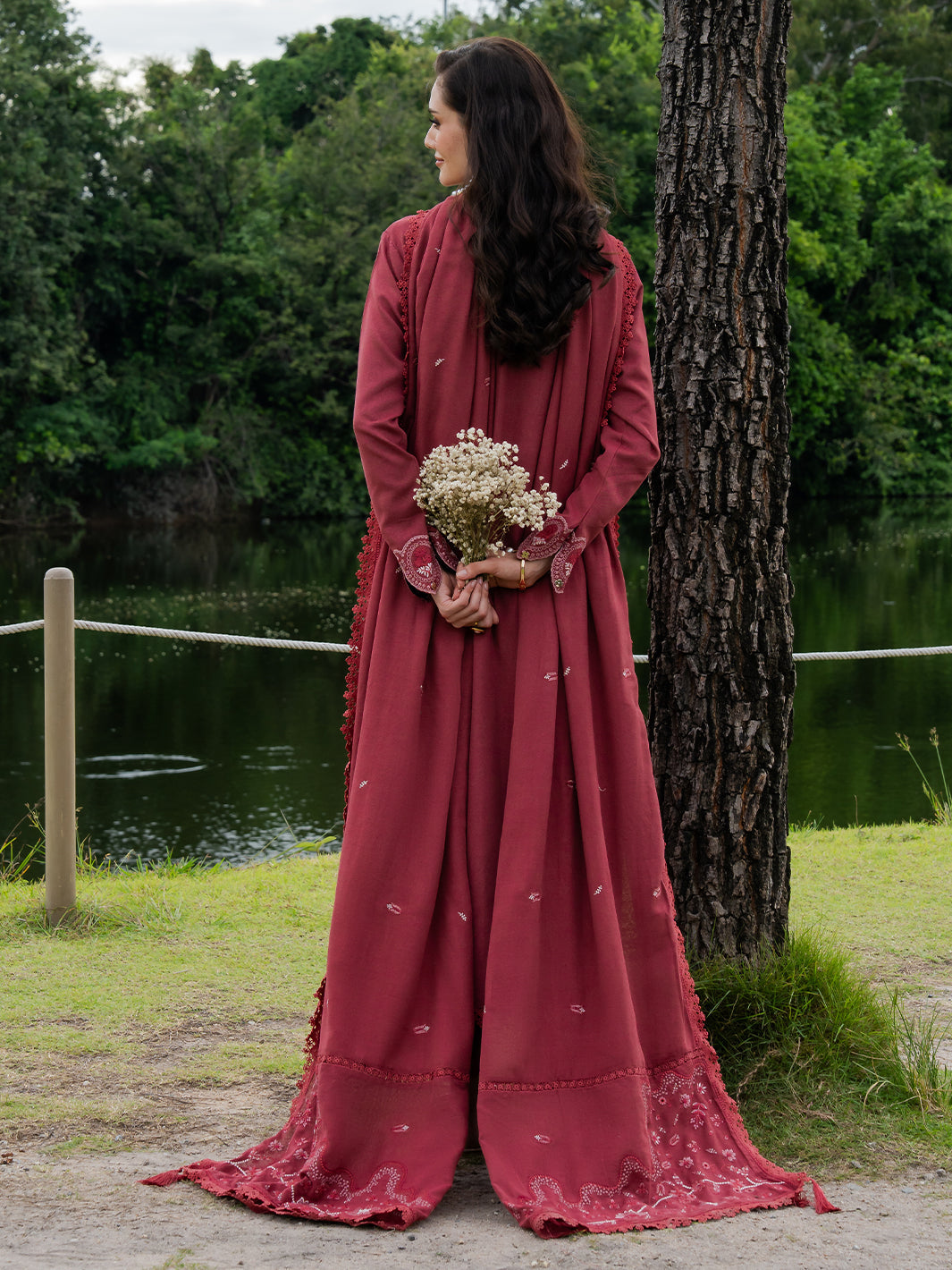 Faiza Faisal | Hoor Karandi | MAHROSE by Faiza Faisal - Designer Dress  - Type : Ladies Clothes - Available at Libayah - 100% Original 
